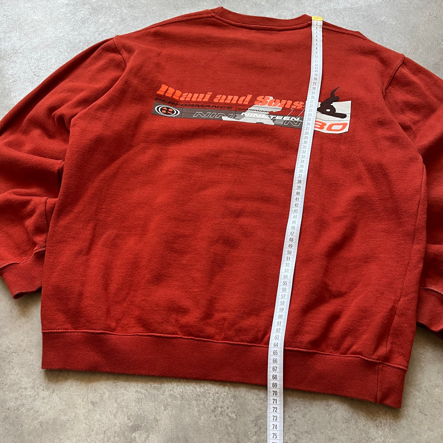 Maui And Sons Red Sweatshirt M