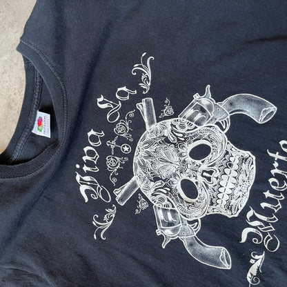 Fruit Of The Loom Vida La Muerte T-Shirt M