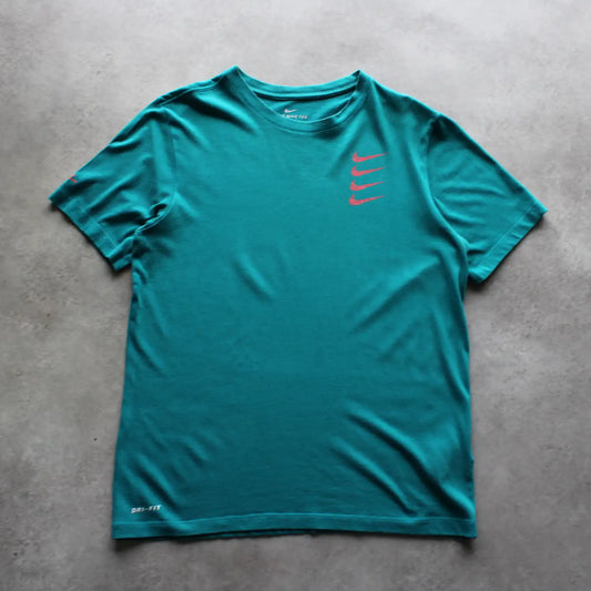 Nike Triple Swoosh Printed T-Shirt – Teal (Man-M)