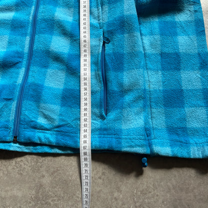 Columbia Plaid Fleece Jacket L
