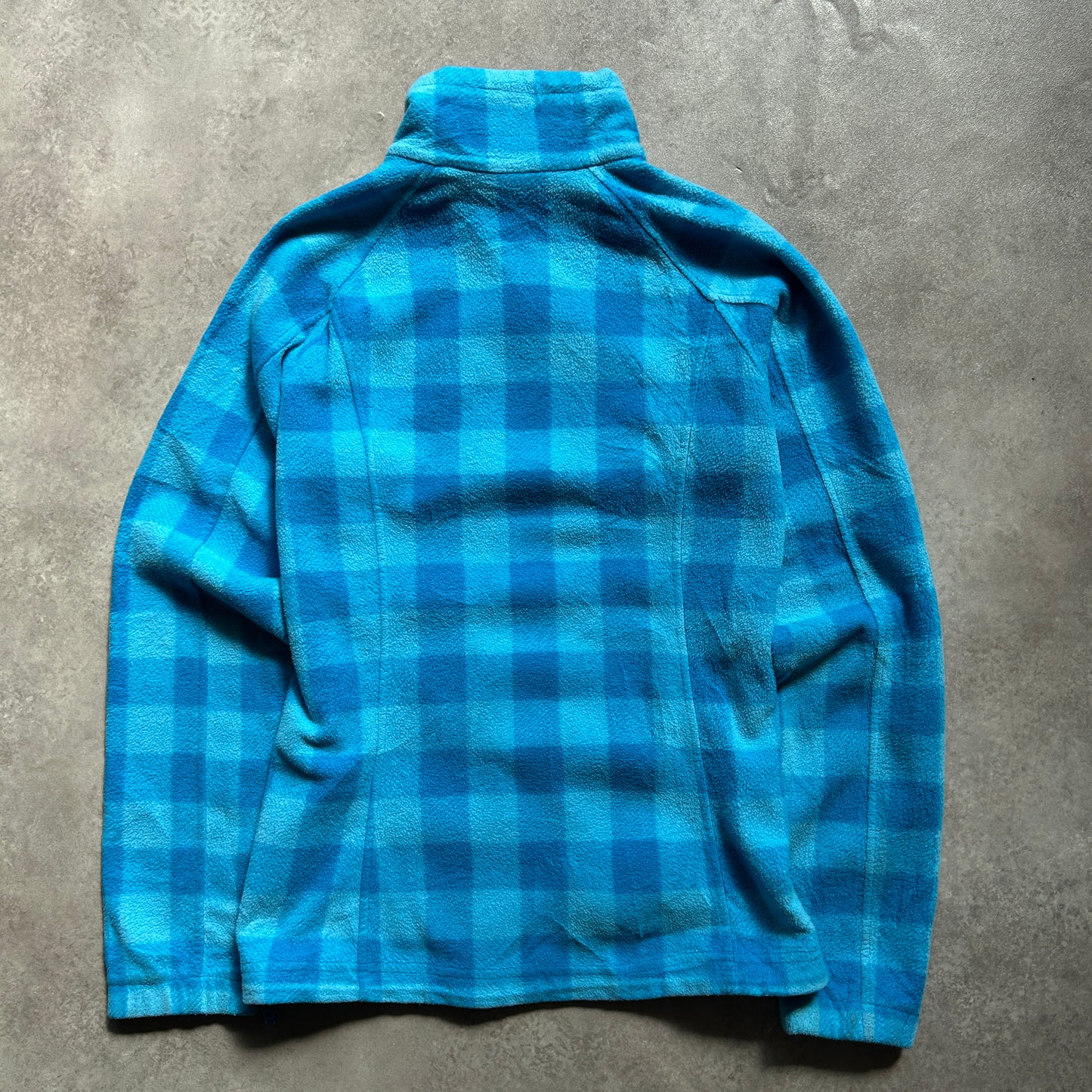 Columbia Plaid Fleece Jacket L