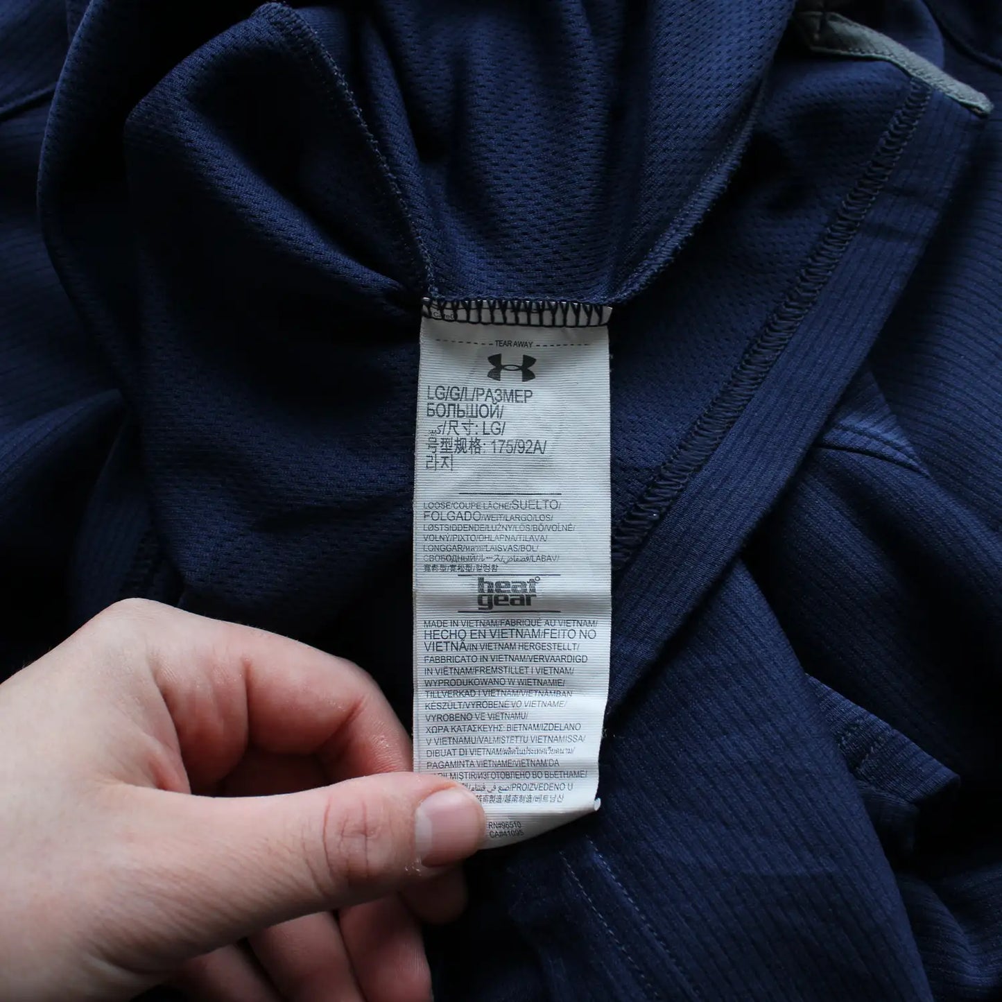 Under Armour Polo Shirt – Navy (Man-L)