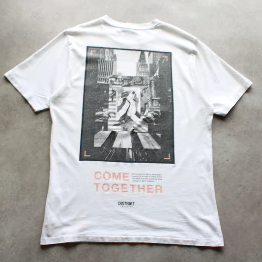 Distrikt “Come Together” Back Printed T-Shirt – White (Man-M)