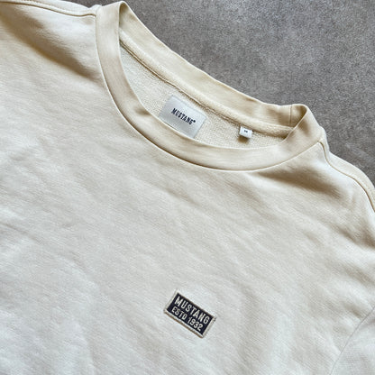 Mustang Cream Sweatshirt M