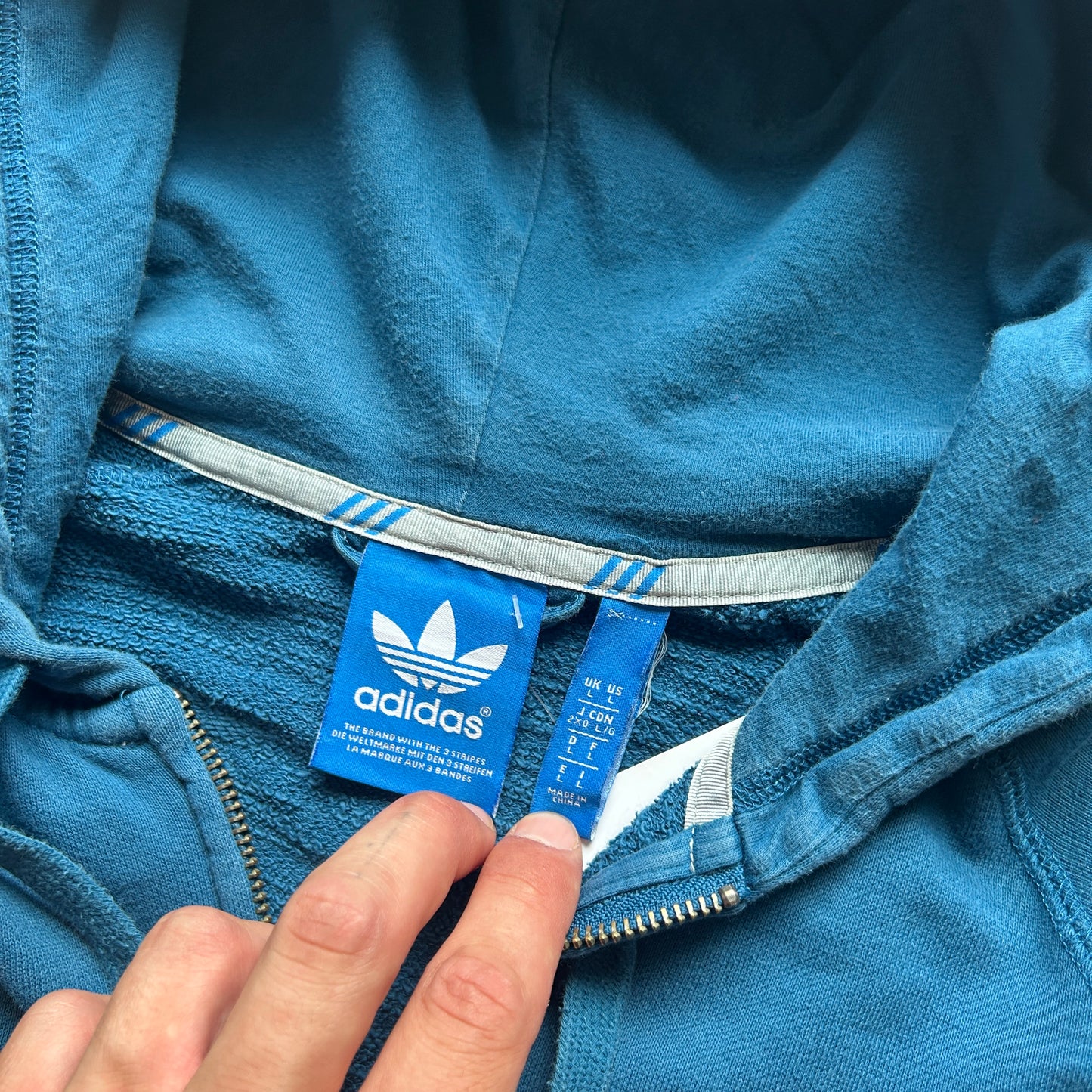 Adidas Originals Zip Hoodie L