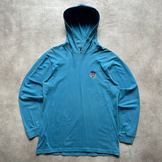 Stüssy Blue Hooded Long Sleeve L