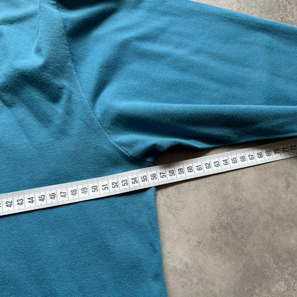 Stüssy Blue Hooded Long Sleeve L