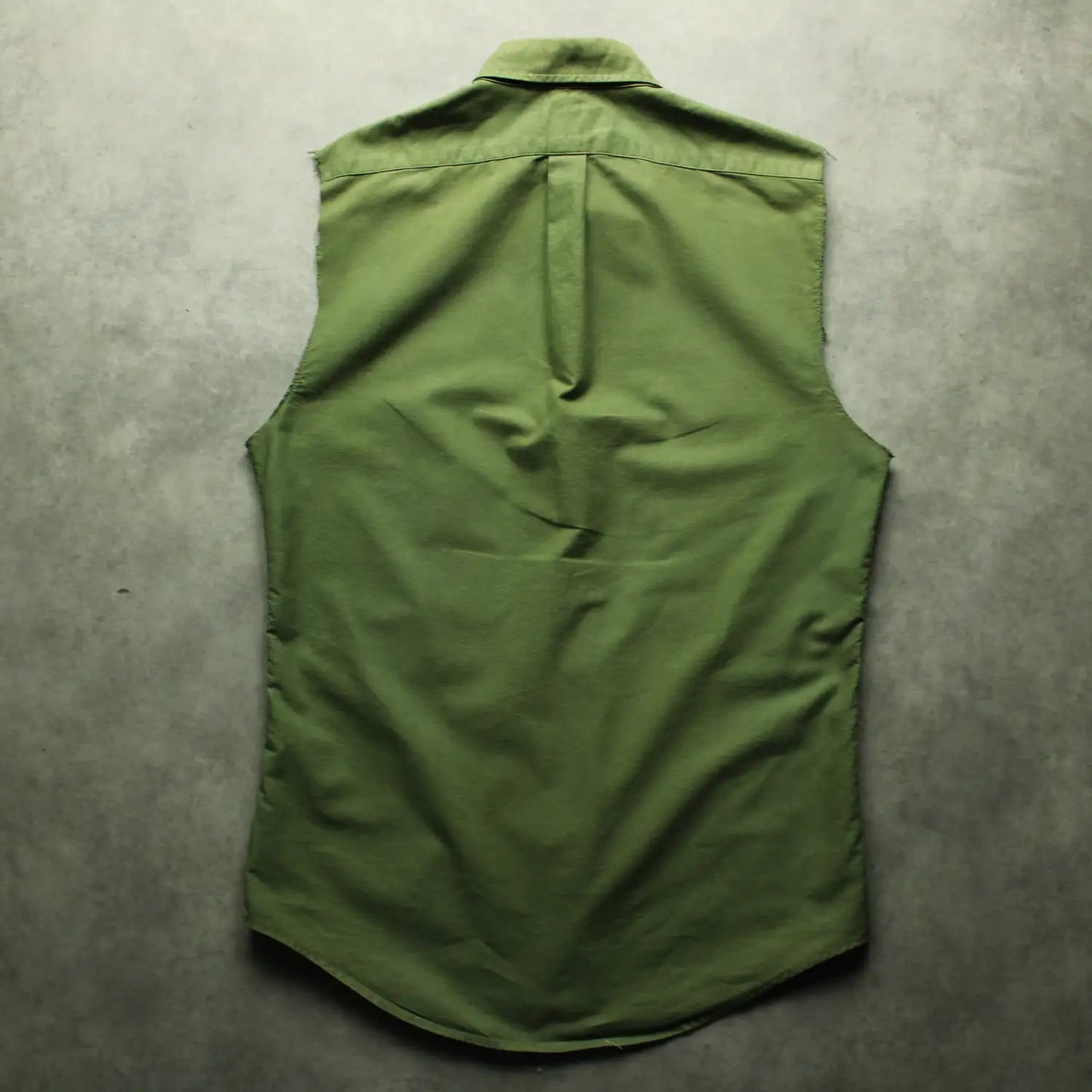 Ralph Lauren Cut-Off Sleeve Shirt – Green (Man-M)