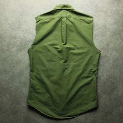 Ralph Lauren Cut-Off Sleeve Shirt – Green (Man-M)