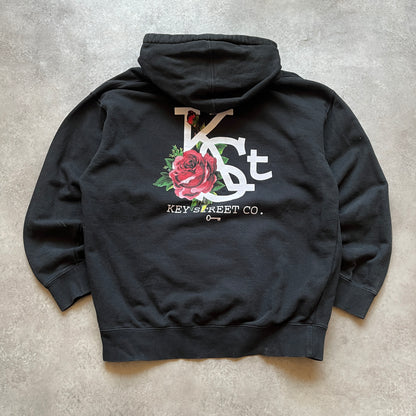 Key Street Black Hoodie L