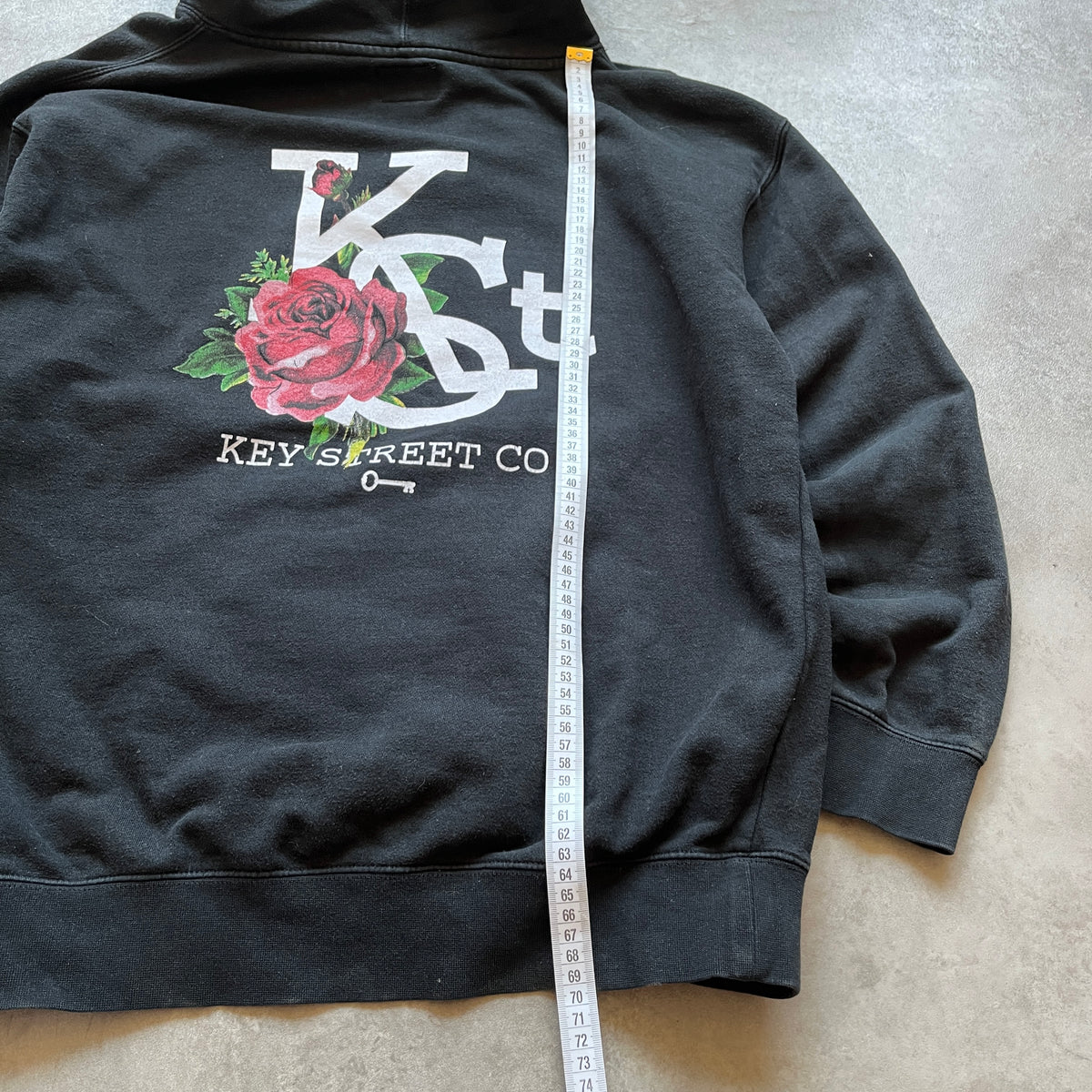 Key Street Black Hoodie L
