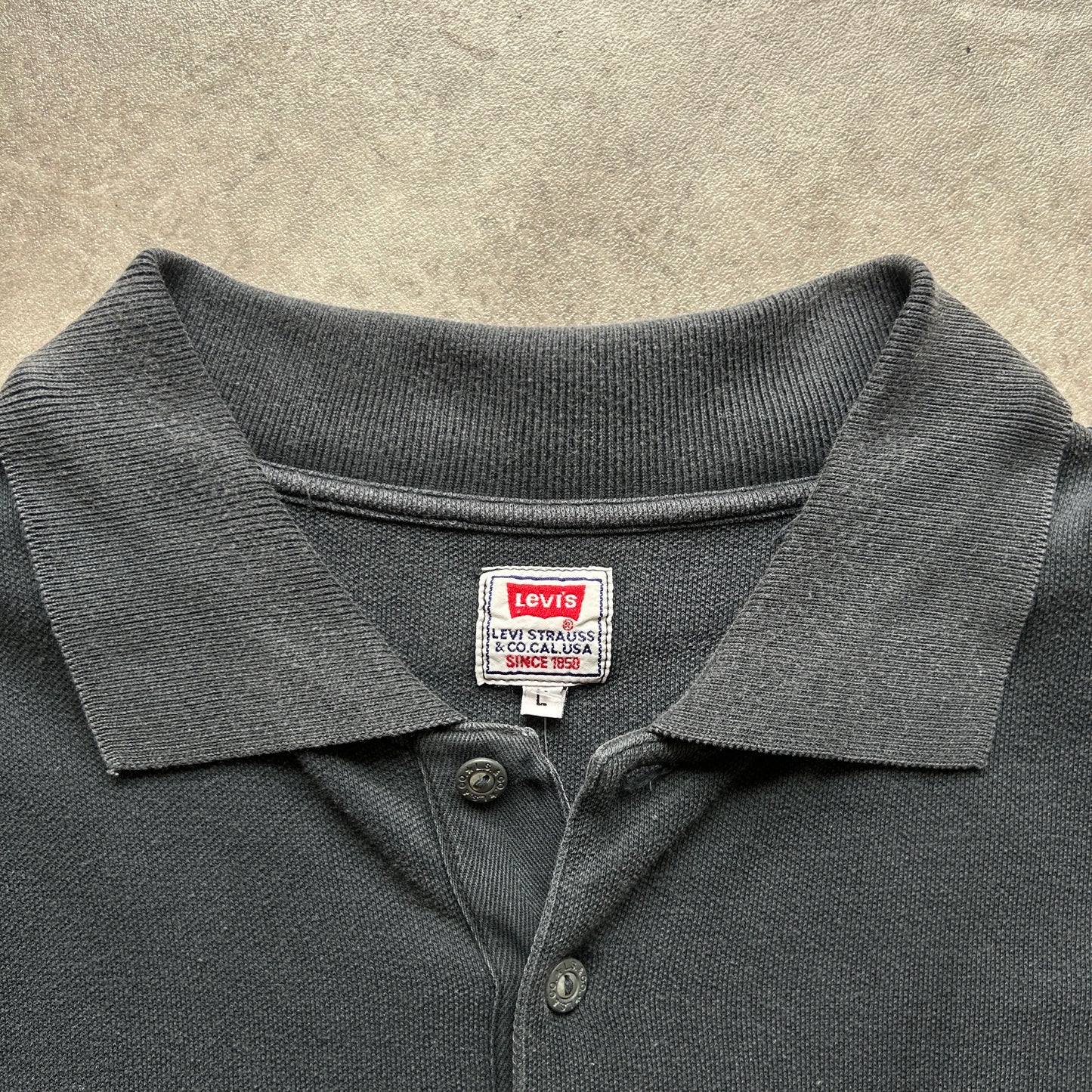 Levi’s Black Polo Shirt L