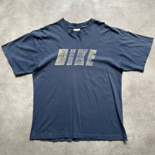 Nike Vintage Distressed Logo T-Shirt L
