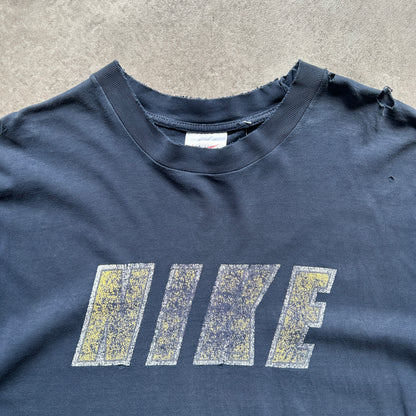 Nike Vintage Distressed Logo T-Shirt L
