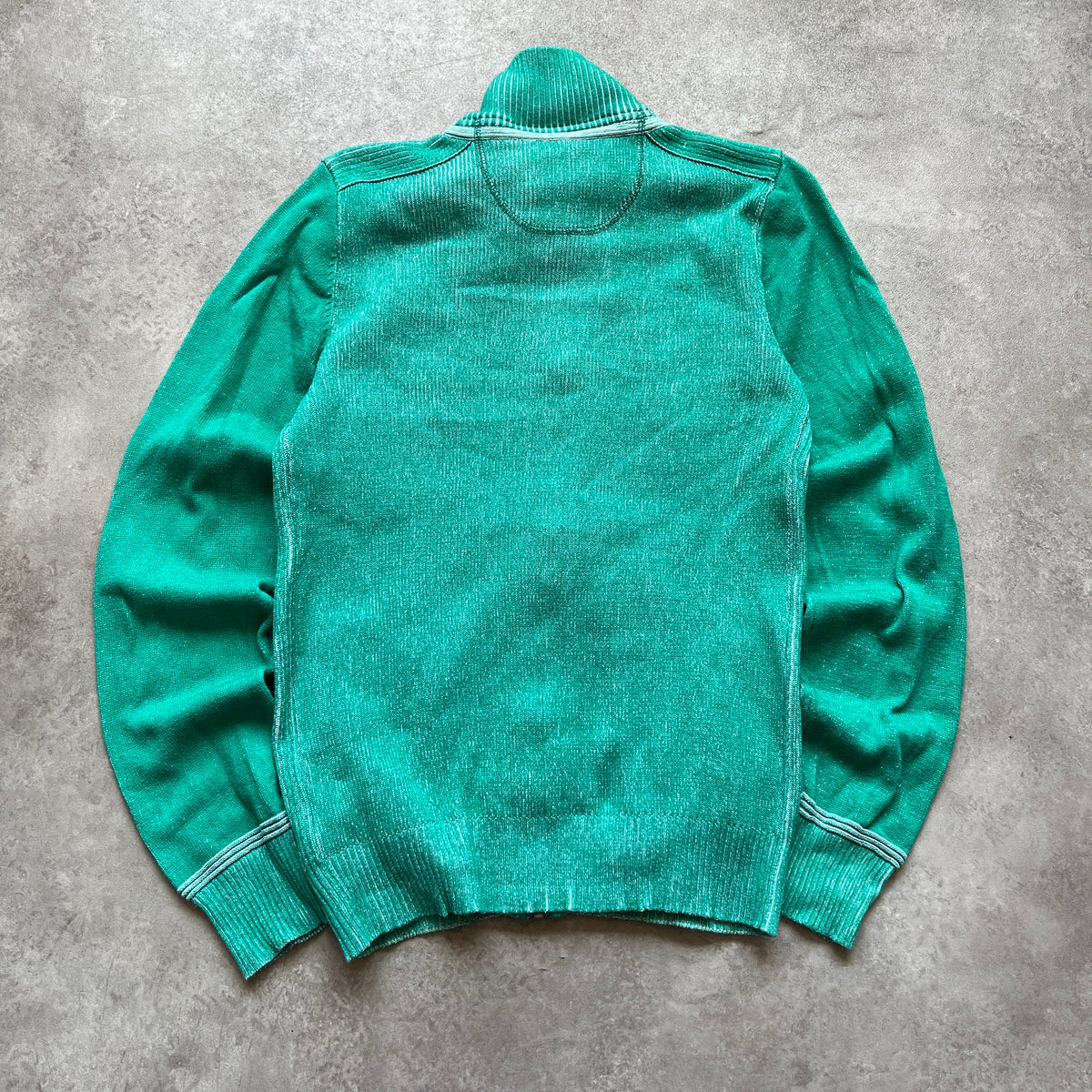 Arqueonautas Green Zip Cardigan S