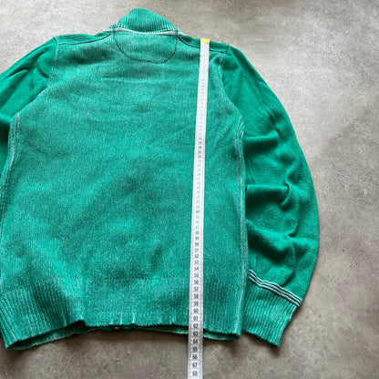 Arqueonautas Green Zip Cardigan S