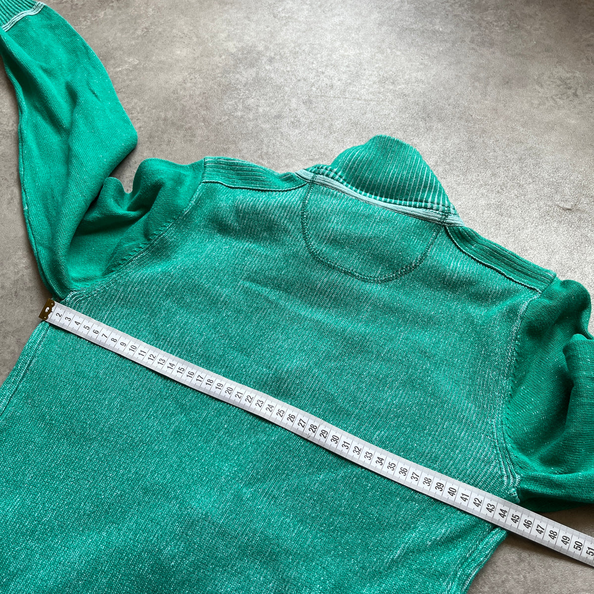Arqueonautas Green Zip Cardigan S