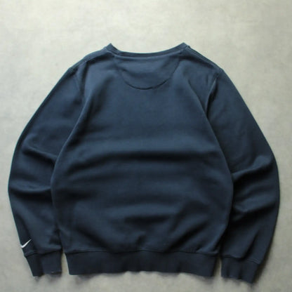 Nike Embroidered Mini Swoosh Crewneck – Navy (Man-S)
