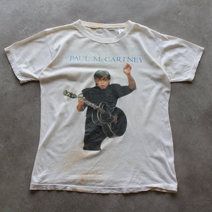 Paul McCartney "Flowers in the Dirt" 1989 European Tour T-Shirt (Man-S) [DISTRESSED]