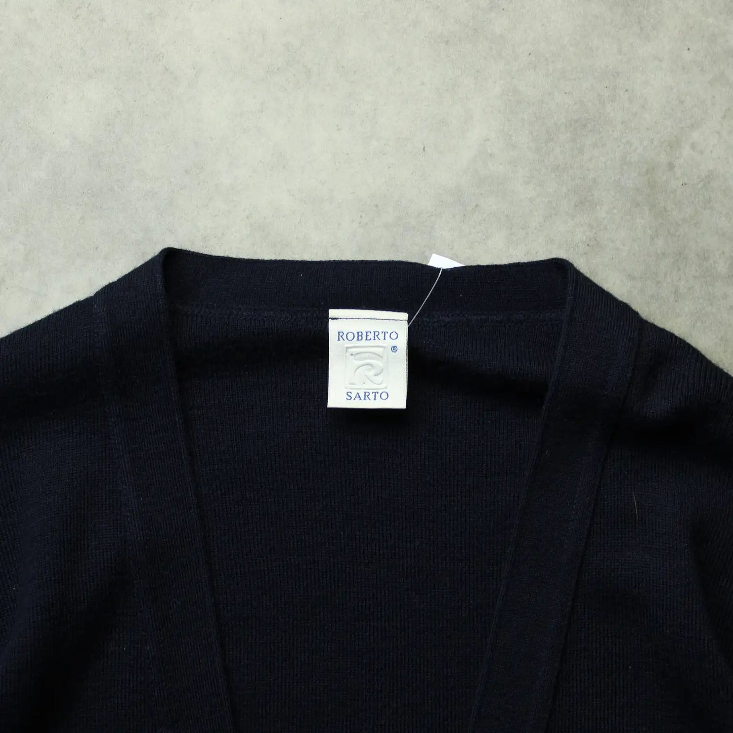 Roberto Sarto Classic Knit Sweater – Navy Blue (Man-L)