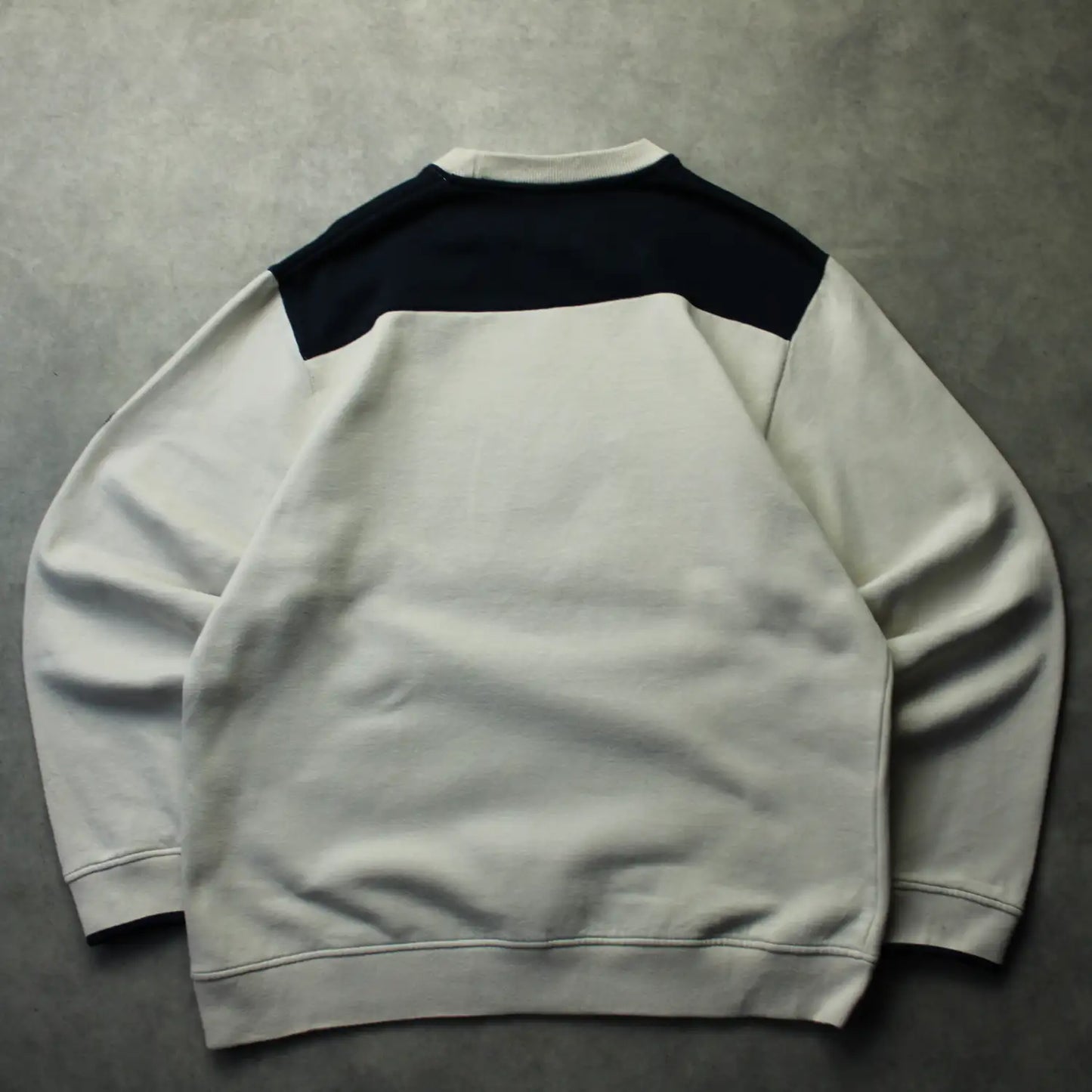 Adidas Embroidered Logo Crewneck Sweatshirt – Cream/Black (Man-L)