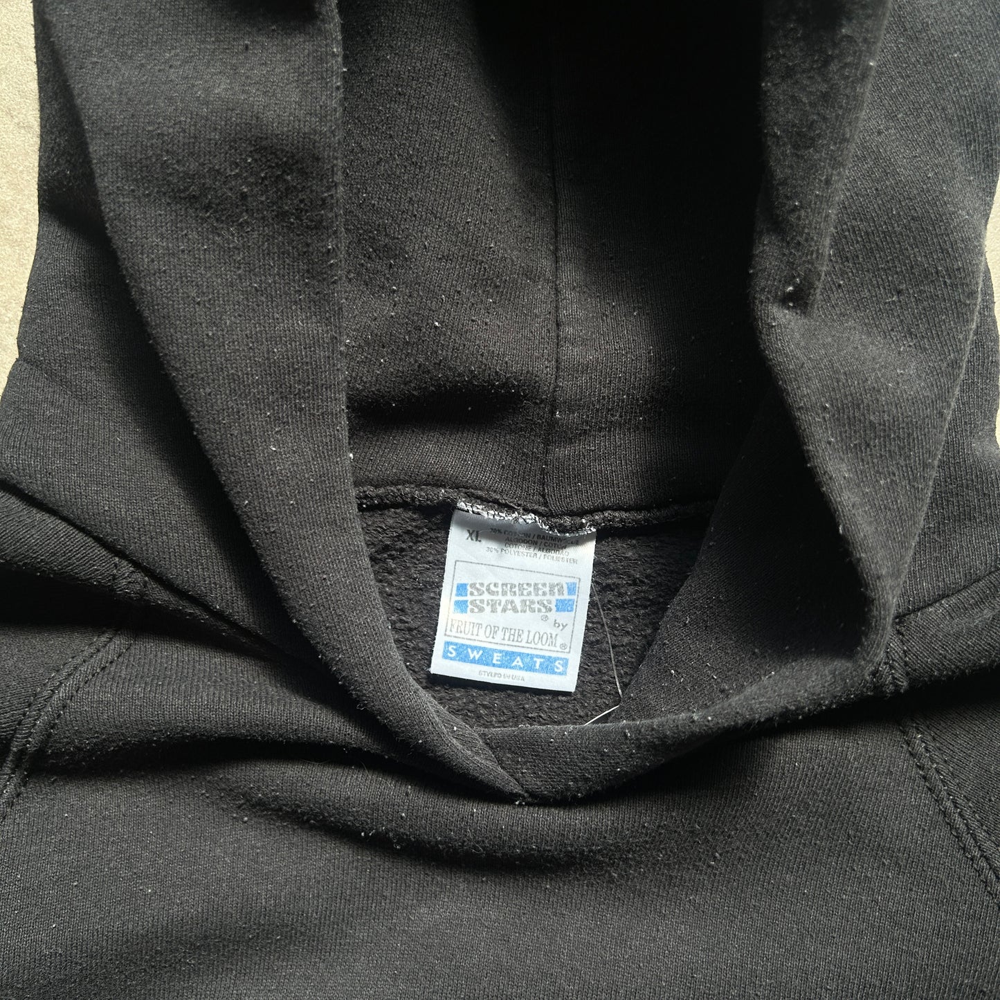 Screen Stars Skull Graphic Hoodie XL