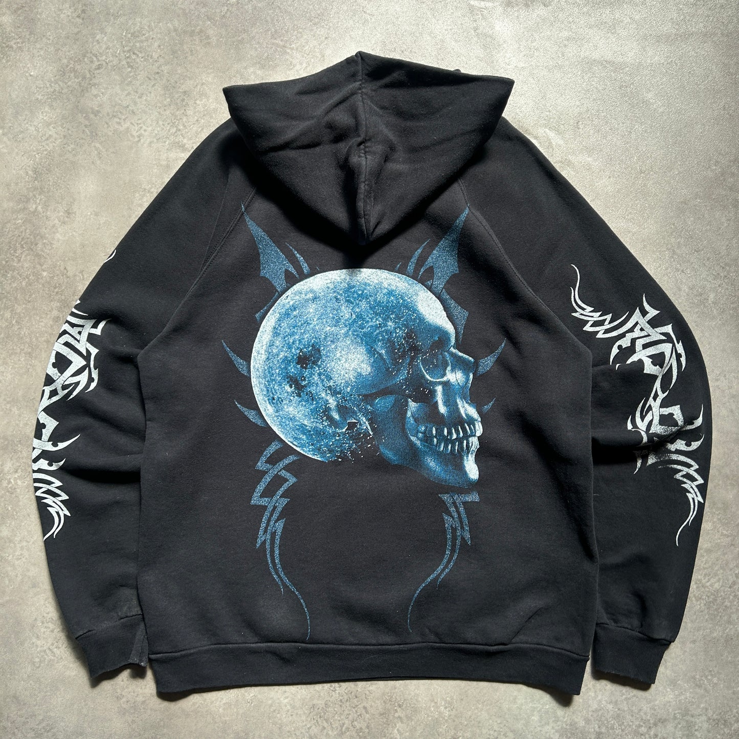 Screen Stars Skull Graphic Hoodie XL