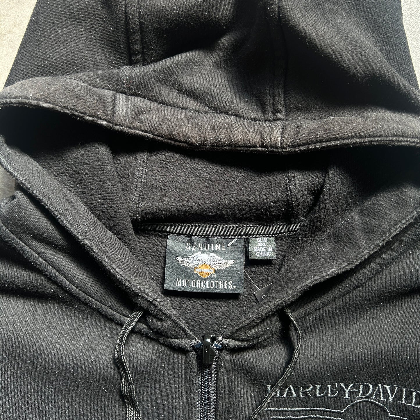 Harley Davidson Zip Hoodie 3XL