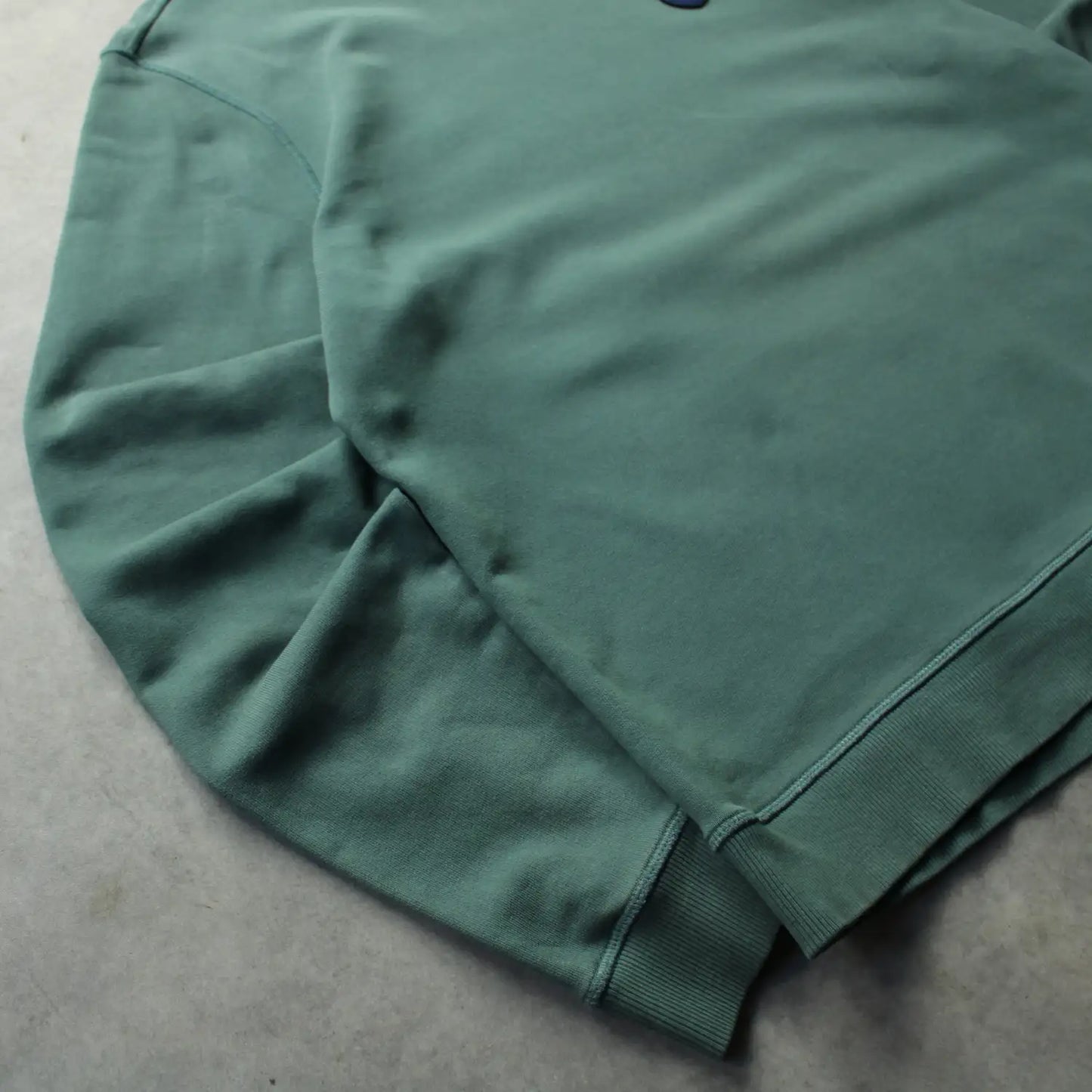 Cavallaro Napoli Shield Logo Crewneck Sweatshirt – Teal (Man-XL)