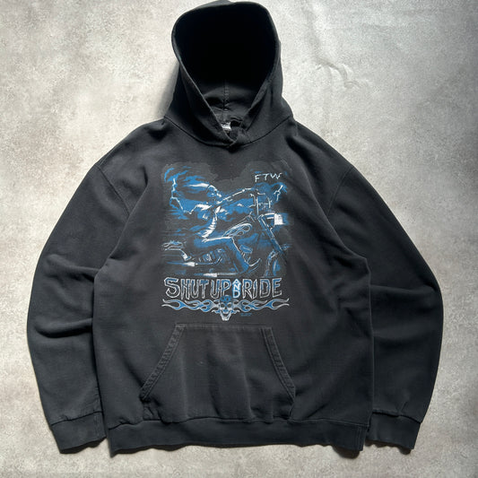 Shut Up And Ride Graphic Hoodie XXL