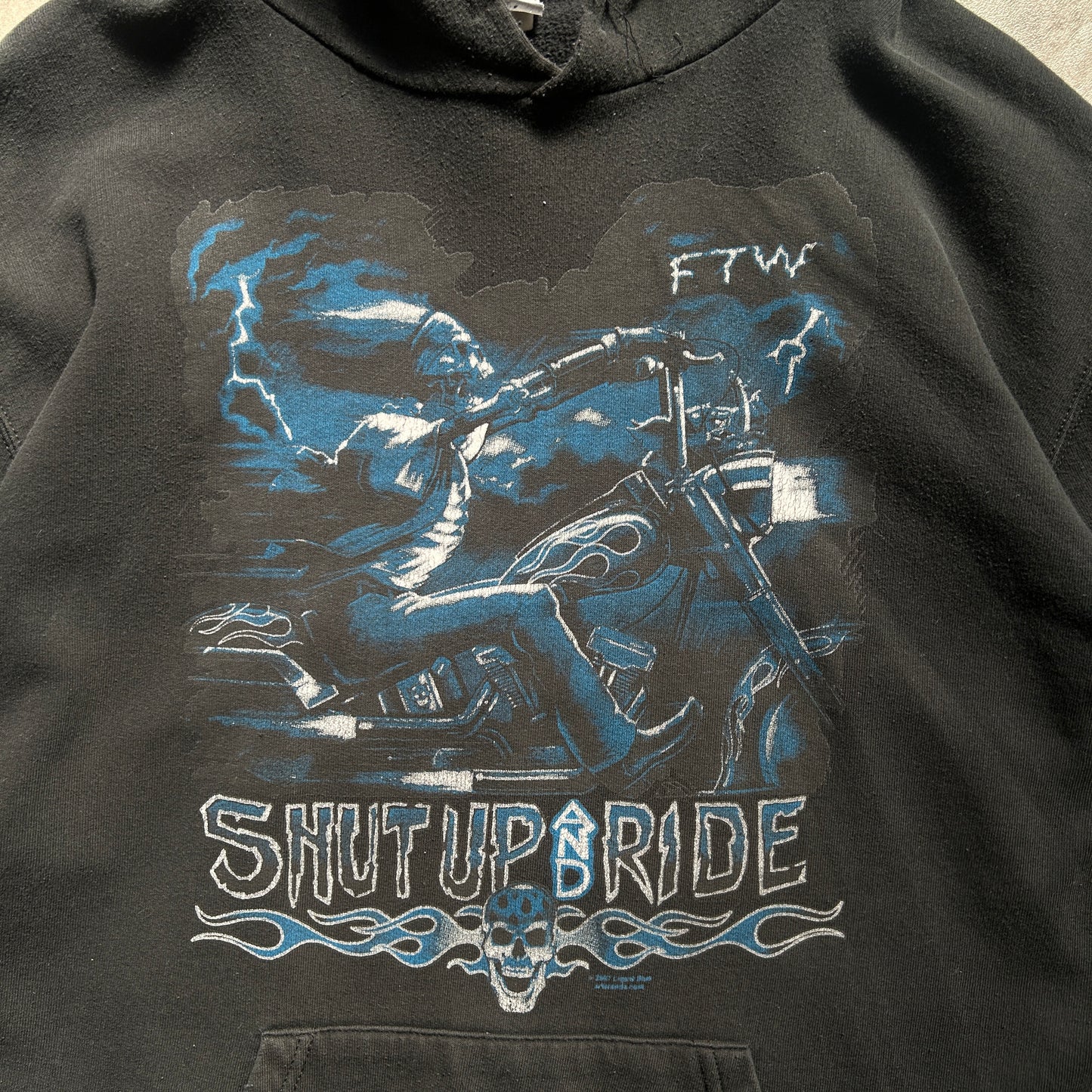 Shut Up And Ride Graphic Hoodie XXL