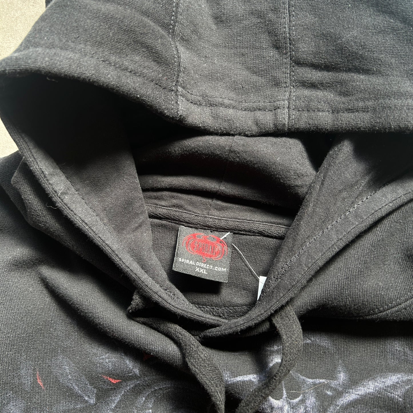 Spiral Direct Skull Graphic Hoodie XXL