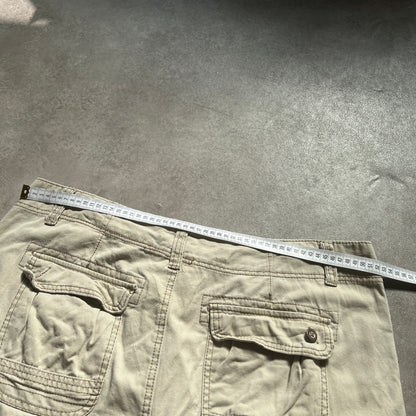 Iron Beige Cargo Shorts W38