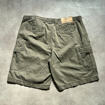 Izod Khaki Cargo Shorts W42