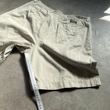 Nautica Beige Pleated Shorts W34