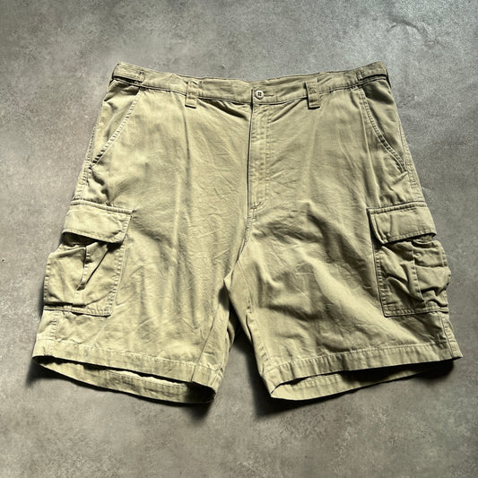 St John’s Bay Khaki Cargo Shorts W40