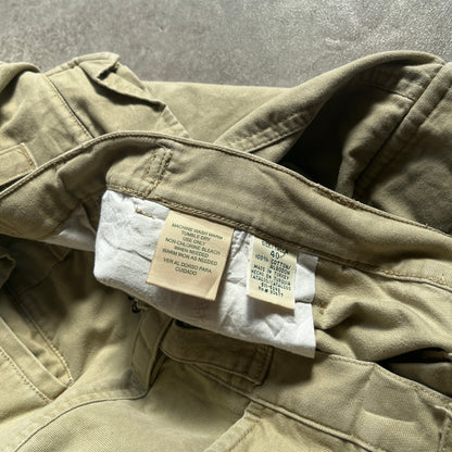 St John’s Bay Khaki Cargo Shorts W40