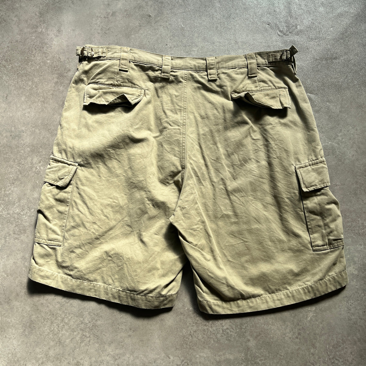St John’s Bay Khaki Cargo Shorts W40