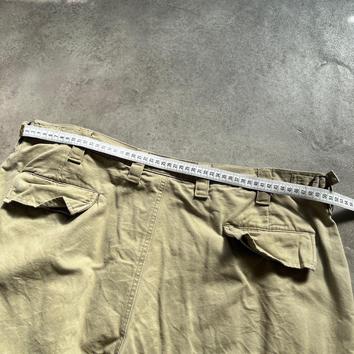 St John’s Bay Khaki Cargo Shorts W40