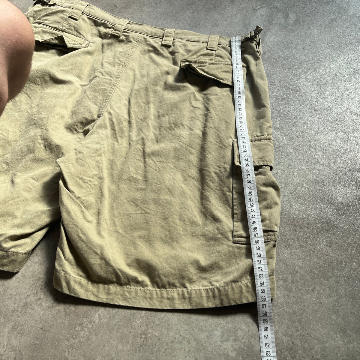 St John’s Bay Khaki Cargo Shorts W40