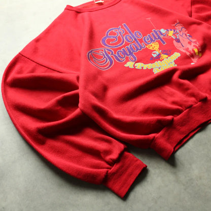 Polo Royal Cup Graphic Crewneck Sweatshirt – Red (Man-M)