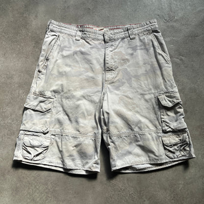 Cargo Supply Grey Camo Cargo Shorts W38