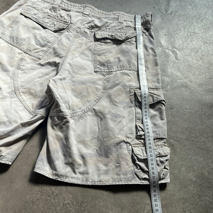 Cargo Supply Grey Camo Cargo Shorts W38