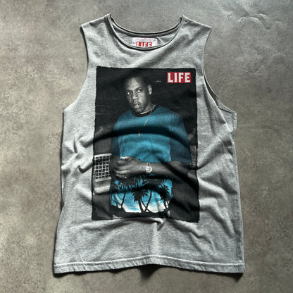 Life Magazine Grey Graphic Tank Top M