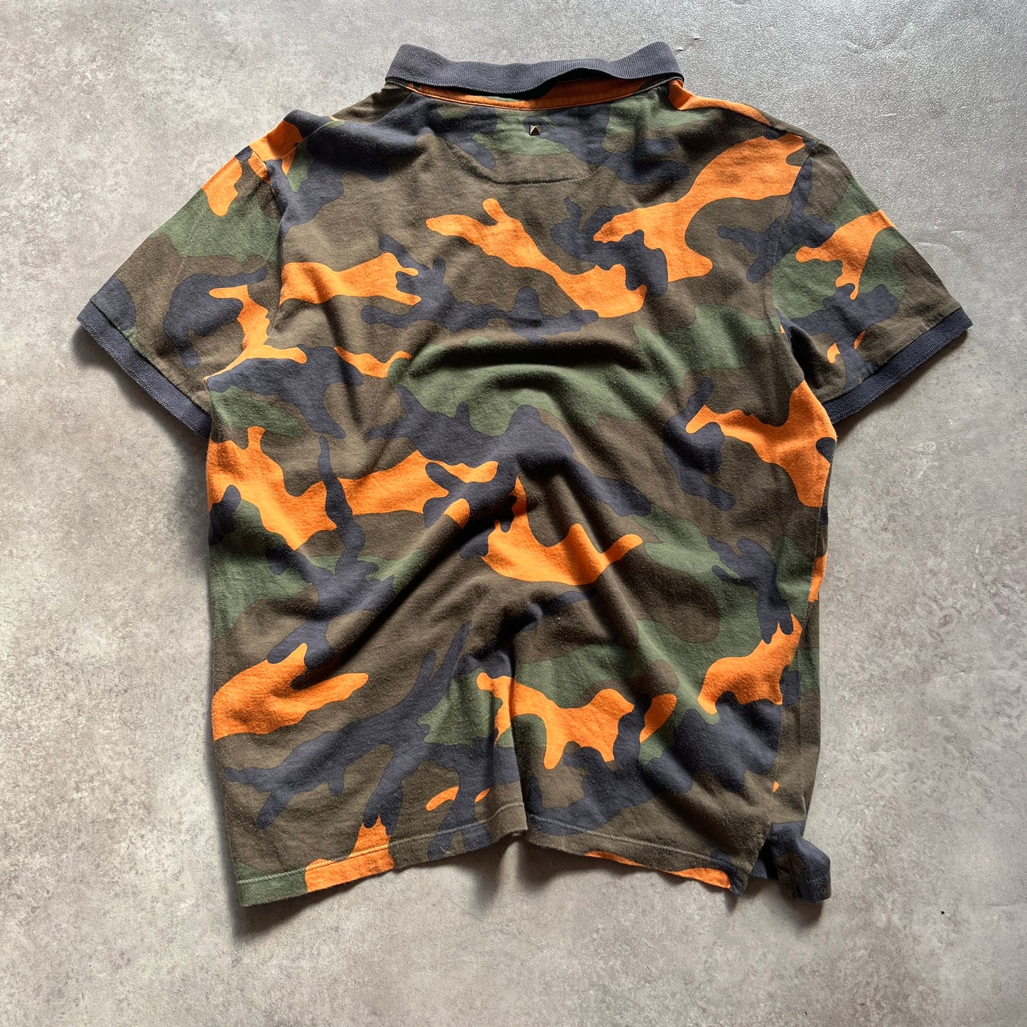 Valentino Camo Polo Shirt S