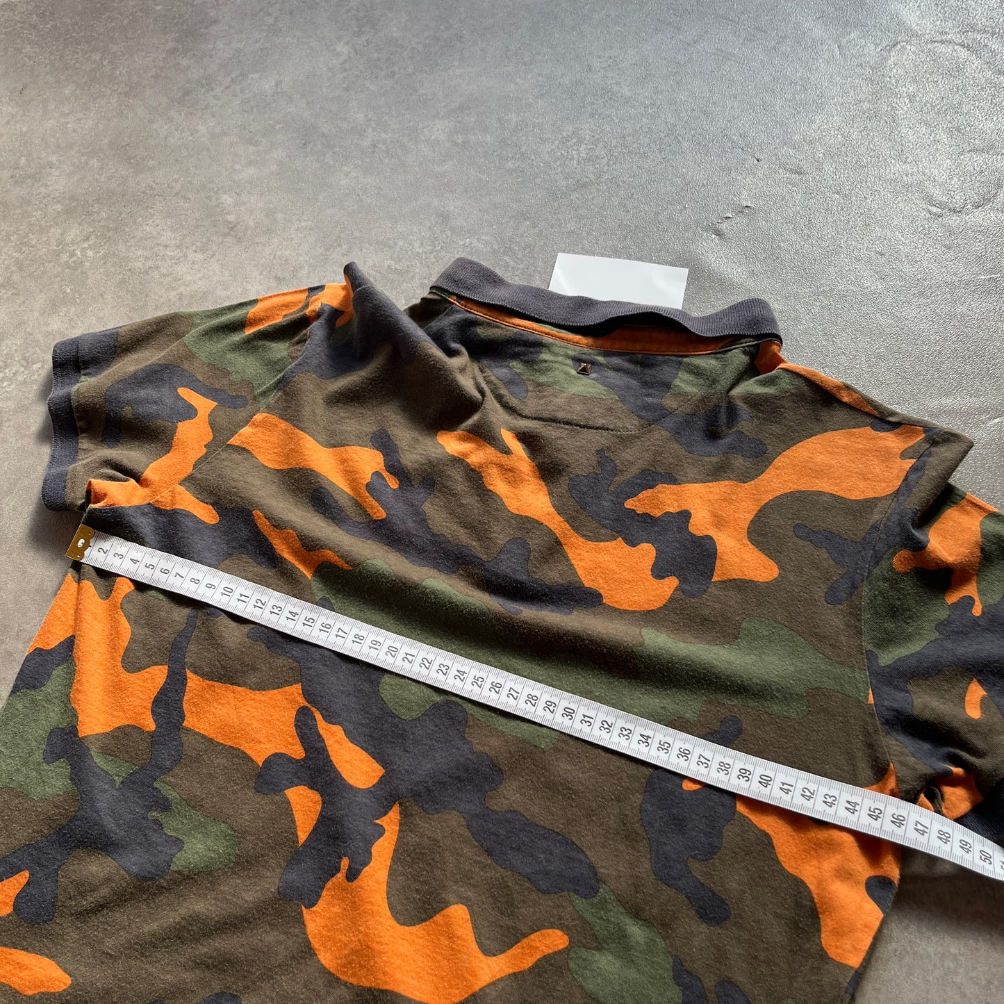 Valentino Camo Polo Shirt S