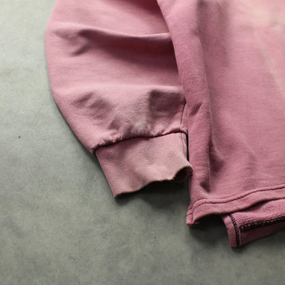 Calvin Klein Embroidered Sweatshirt – Pink (Man-L,Distressed)