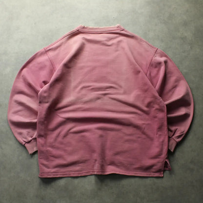 Calvin Klein Embroidered Sweatshirt – Pink (Man-L,Distressed)