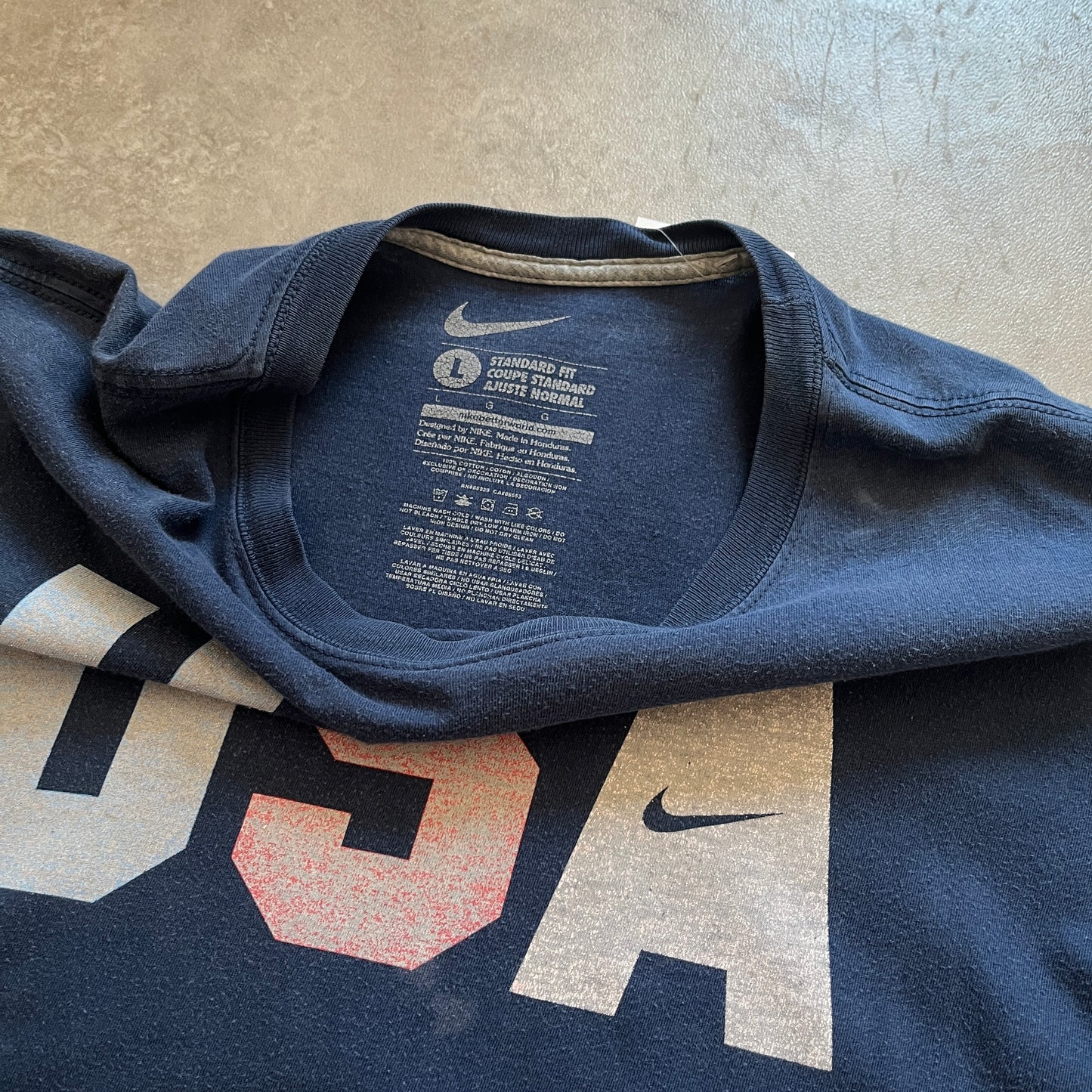 Nike USA Navy T-Shirt L