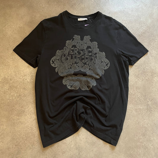 Versace Collection Black Graphic T-Shirt M